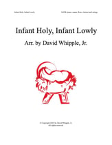 Infant Holy, Infant Lowly SATB choral sheet music cover